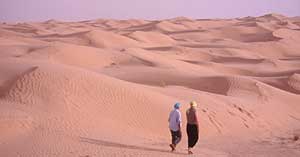 a sahara desert trek