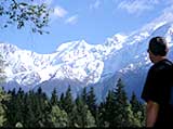 walking in Chamonix, France