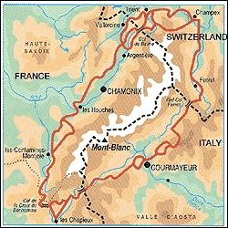 The tour of Mont Blanc