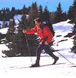 Cross country skiing in Chamonix