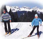 Skiing in Chamonix