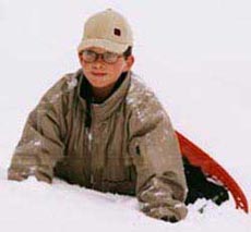 Snowshoeing in the Alps